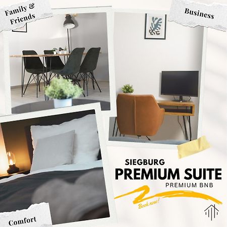 Business & Family - Zentral, 24H Check-In, Xxl Tv Apartman Siegburg Kültér fotó