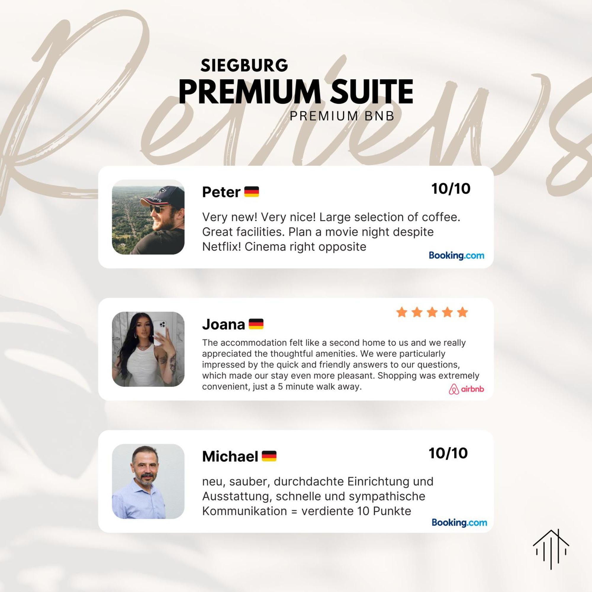 Business & Family - Zentral, 24H Check-In, Xxl Tv Apartman Siegburg Kültér fotó